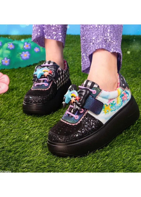Irregular Choice x My Little Pony Rainbow Of Light Sneakers Black