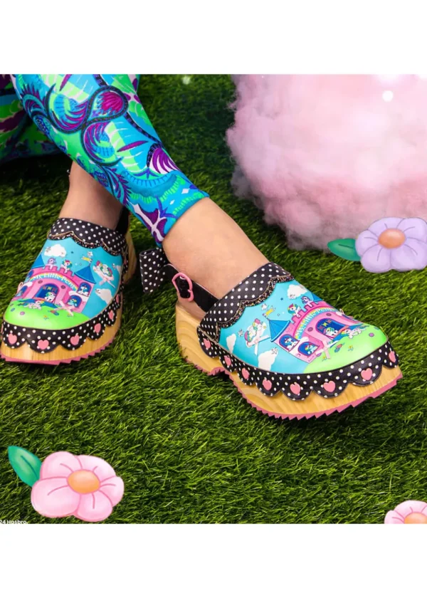 Irregular Choice x My Little Pony Pony Palace Clogs Blue