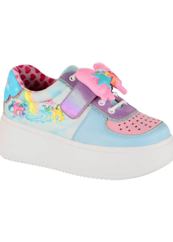 Irregular Choice x My Little Pony Rainbow Of Light Sneakers Light Blue
