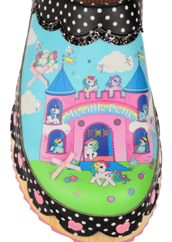 Irregular Choice x My Little Pony Pony Palace Clogs Blue