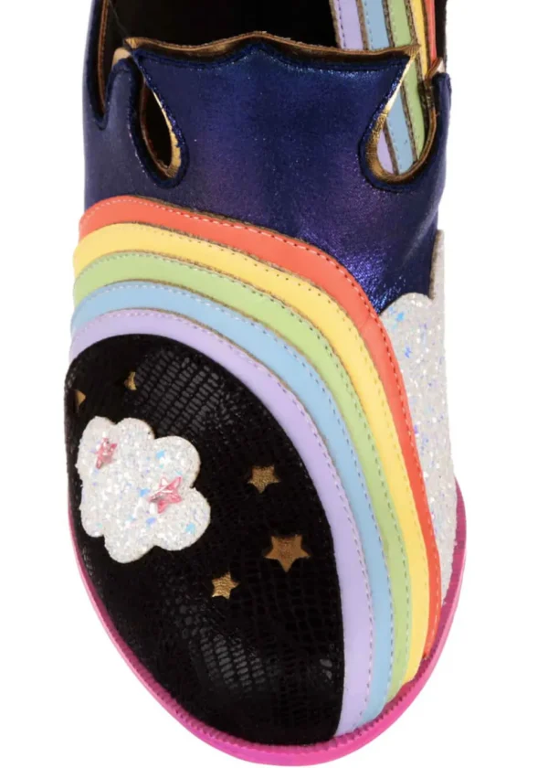 Irregular Choice x My Little Pony Rainbow Bridge Cowboy Boots Black