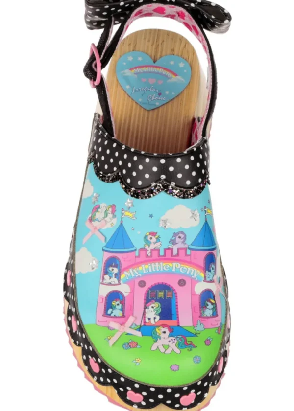 Irregular Choice x My Little Pony Pony Palace Clogs Blue
