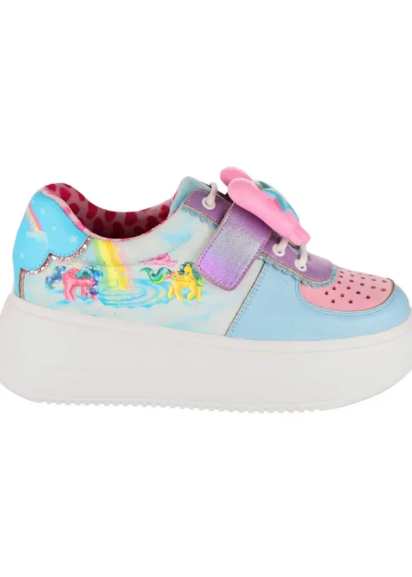 Irregular Choice x My Little Pony Rainbow Of Light Sneakers Light Blue