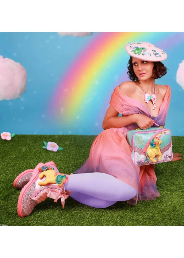 Irregular Choice x My Little Pony Friends Forever Lace-up Boots Pink