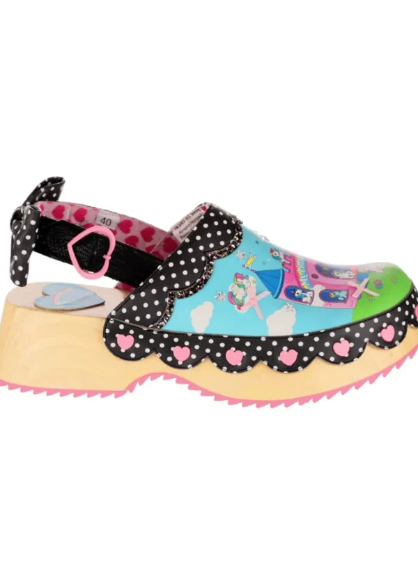 Irregular Choice x My Little Pony Pony Palace Clogs Blue