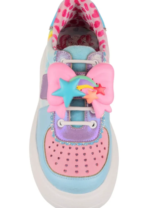 Irregular Choice x My Little Pony Rainbow Of Light Sneakers Light Blue