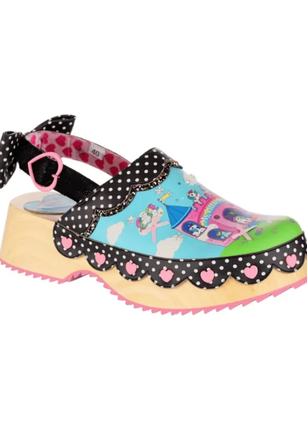 Irregular Choice x My Little Pony Pony Palace Clogs Blue