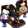 Irregular Choice x Peanuts It's The Great Pumpkin Ankle Boots Black