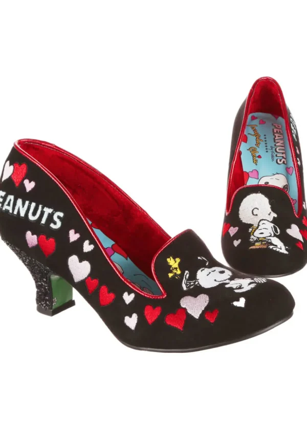 Irregular Choice x Peanuts A Boy And His Beagle Pumps Black