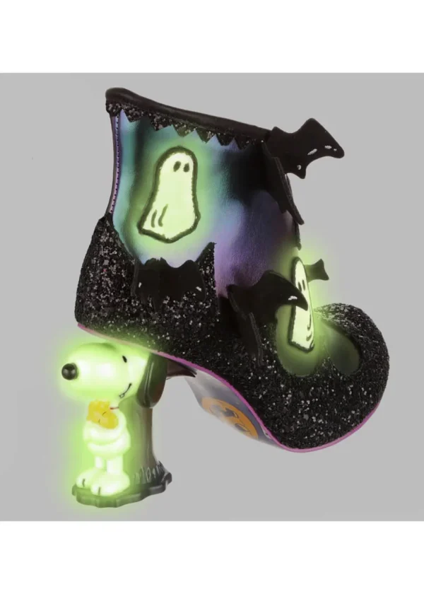 Irregular Choice x Peanuts Count Snoopy Ankle Boots Black