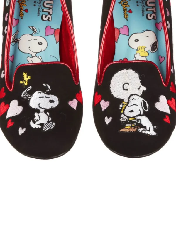Irregular Choice x Peanuts A Boy And His Beagle Pumps Black