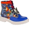 Irregular Choice x Transformers Battle Ready Boots Blue Red