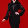 Katakomb Mistress Pencil Dress Black