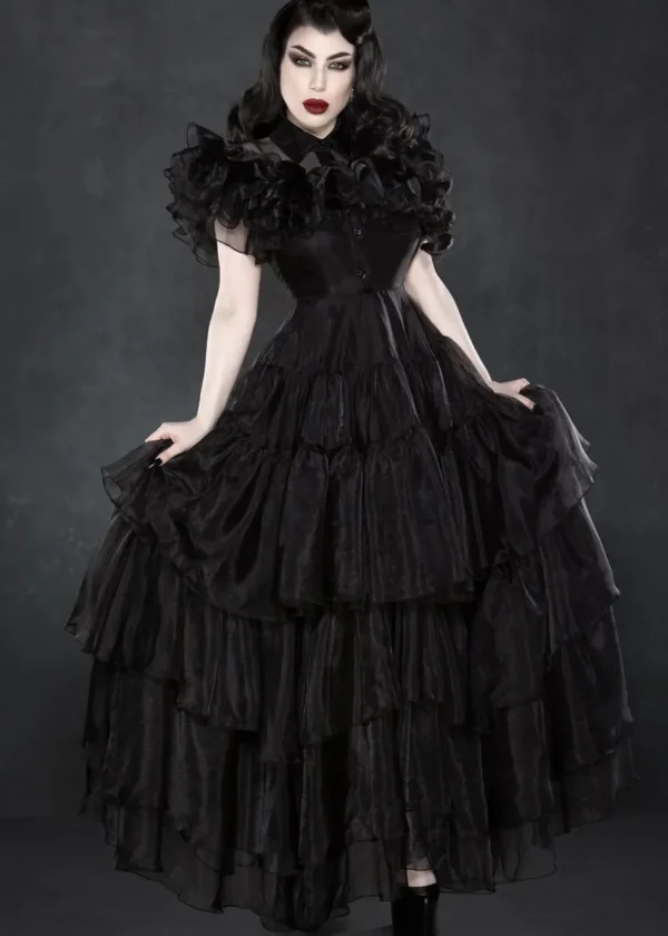 Katakomb Wednesday Maxi Dress Black