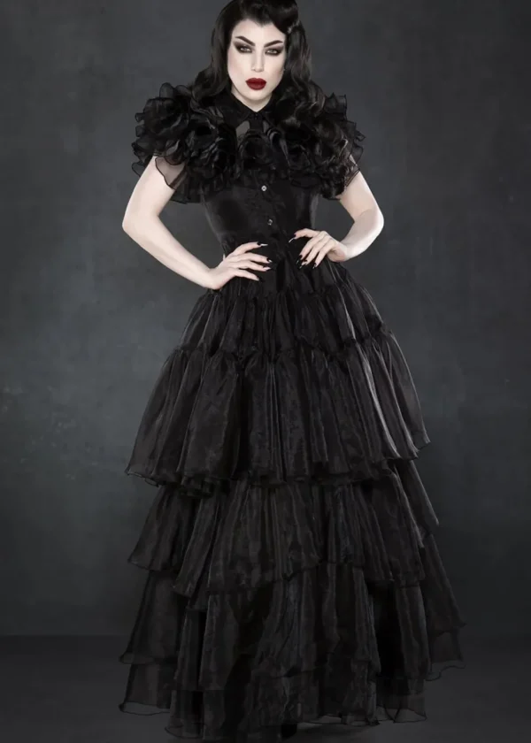Katakomb Wednesday Maxi Dress Black