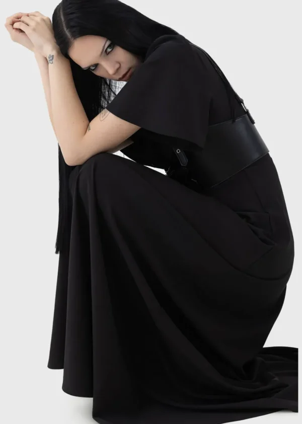 Killstar Arboraceous Night Forager Maxi Dress Black