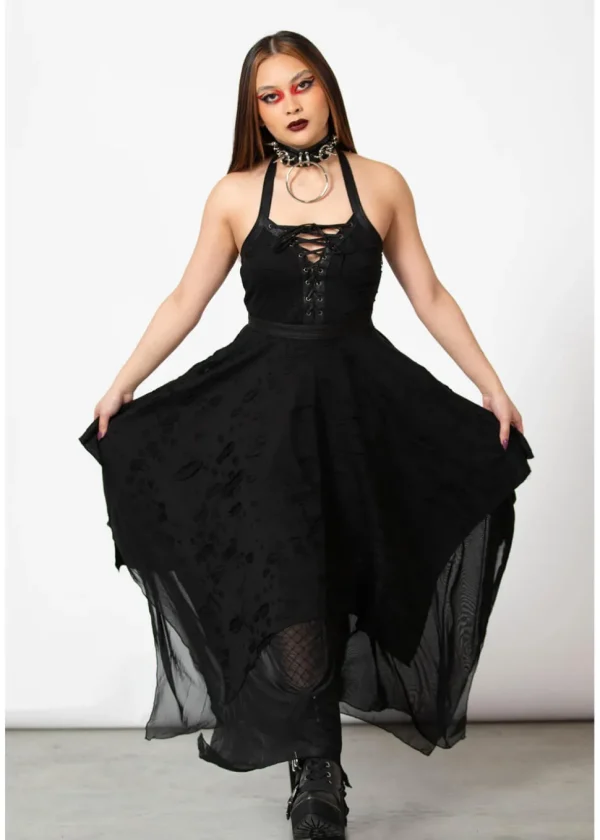 Killstar Badlands Maxi Dress Black