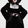 Killstar Beatrix Velvet Dress Black