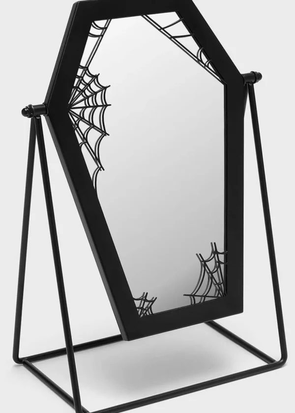 Killstar Coffin Vanity Bat Mirror Black
