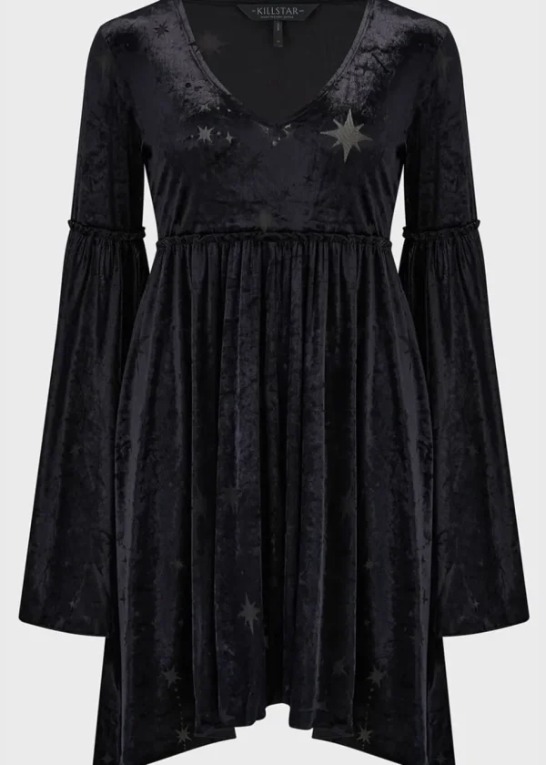 Killstar Coma Mini Dress Black