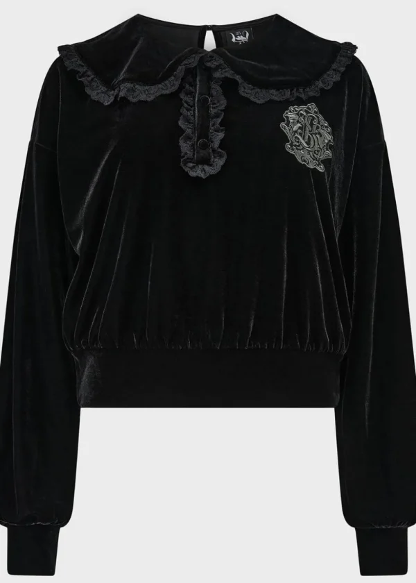 Killstar Darkmoor Academy Sweater Black