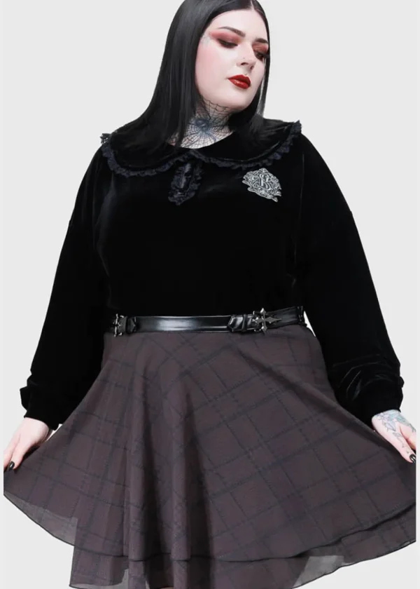 Killstar Darkmoor Academy Sweater Black