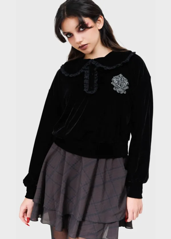 Killstar Darkmoor Academy Sweater Black
