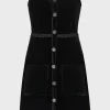 Killstar Ephemorose Velvet Dress Black