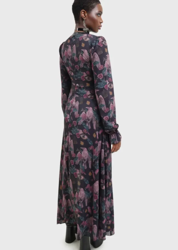 Killstar Gloomweaver Raven Maxi Dress Black