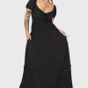 Killstar Heath Maxi Dress Black
