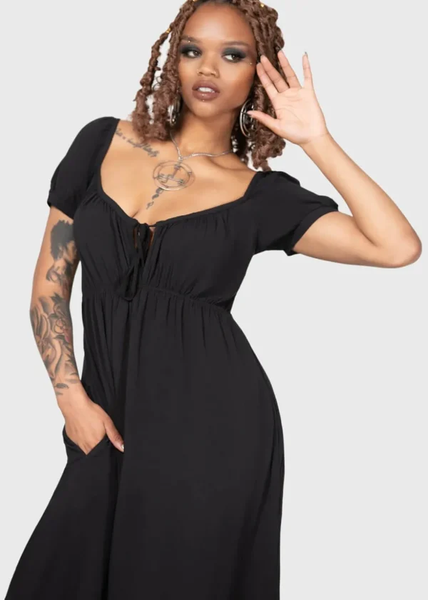 Killstar Heath Maxi Dress Black