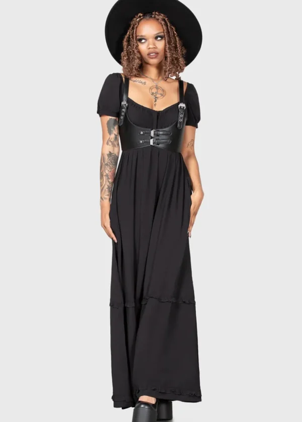 Killstar Heath Maxi Dress Black