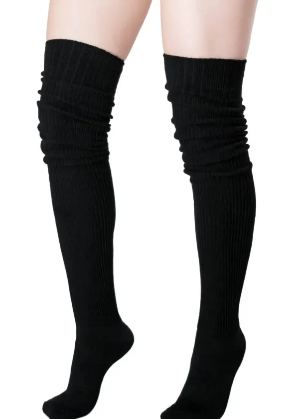 Killstar Hecate Slouch Socks Black