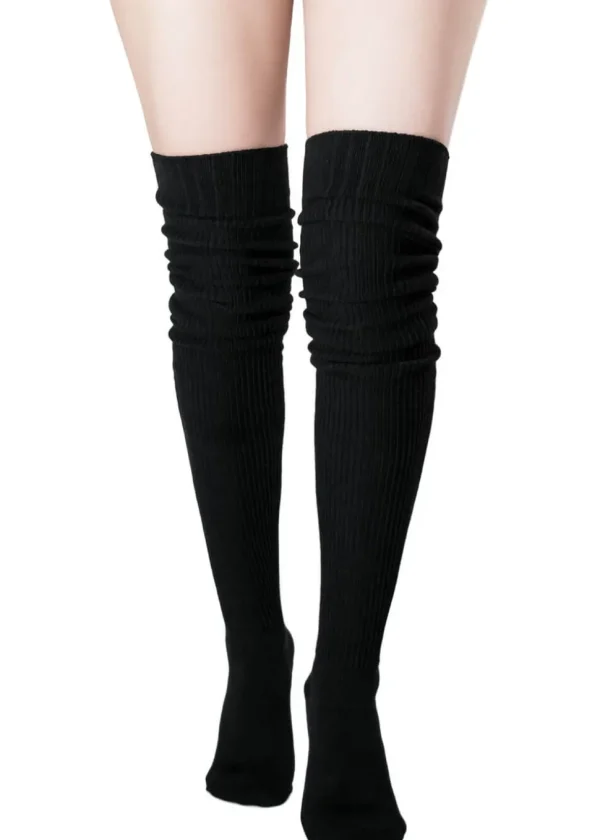 Killstar Hecate Slouch Socks Black