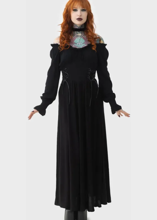 Killstar Jocaster Maxi Dress Black