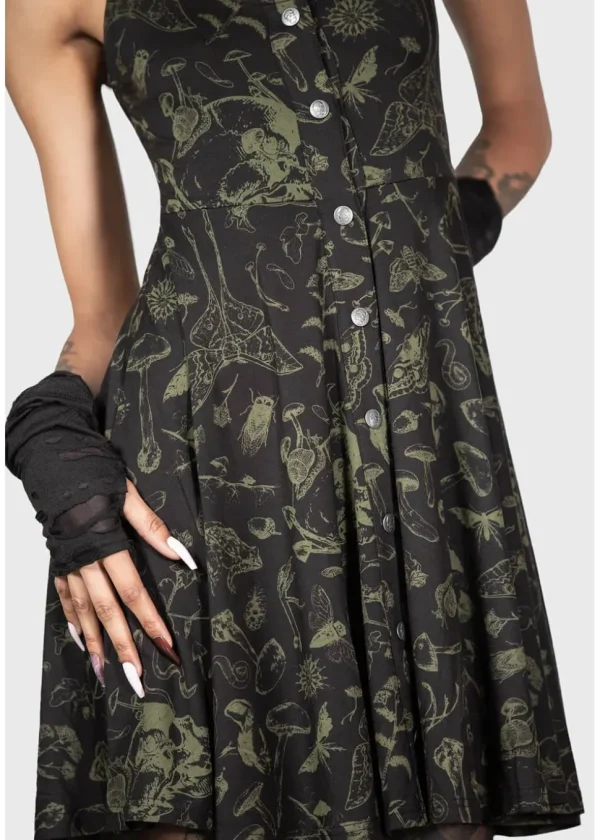Killstar Leslynn 60's Babydoll Dress Black