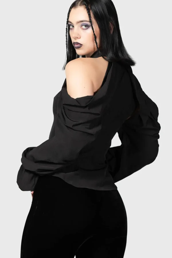 Killstar Maxim Priestess Blouse Black