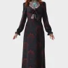 Killstar Neve's Nightmare Dress Black Red