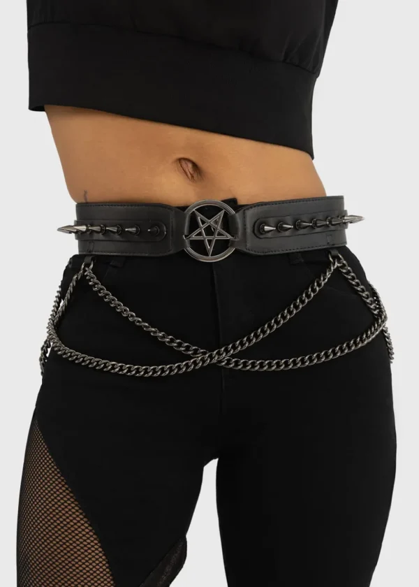 Killstar Restless Moon Belt Black