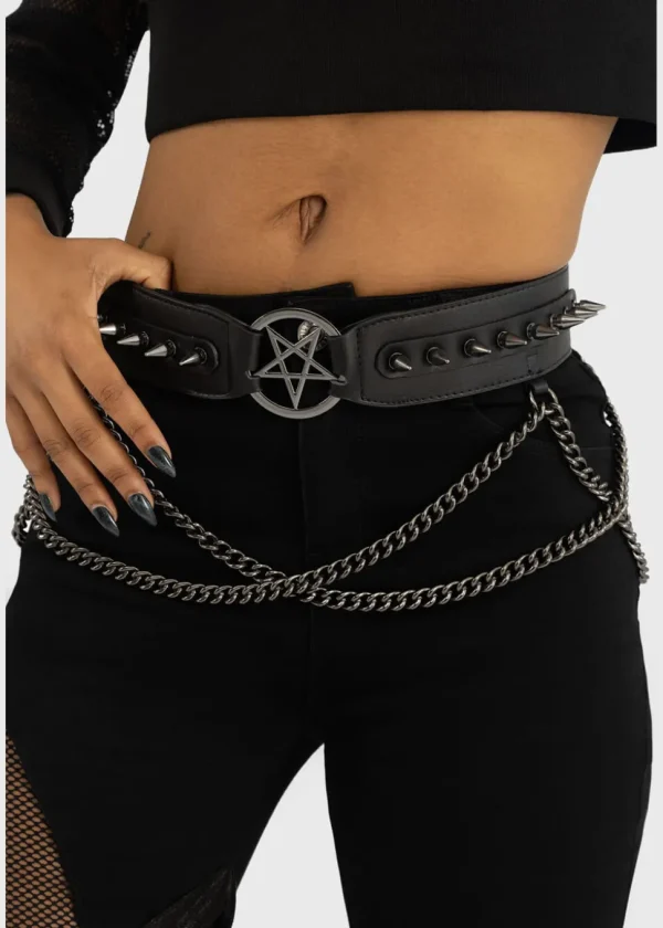 Killstar Restless Moon Belt Black