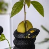 Killstar Serpentina Snake Bud Vase Black