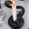 Killstar Serpentina Snake Candle Holder Black
