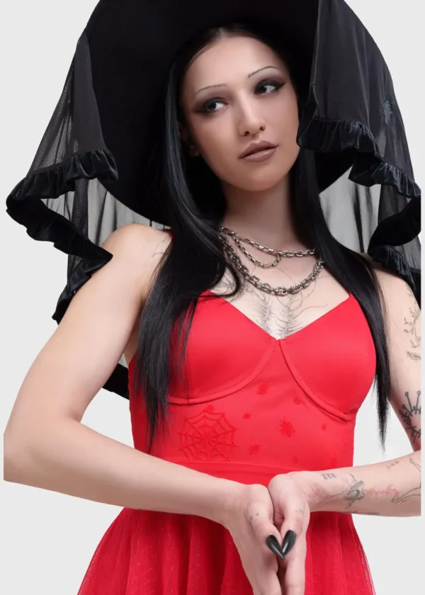 Killstar x Beetlejuice Grieving Veil Black