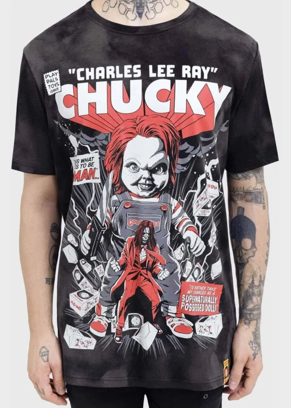 Killstar x Chucky Charles Lee Ray T-Shirt Black