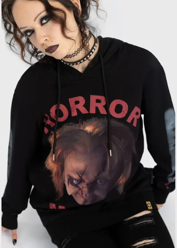 Killstar x Chucky Farewell Pal Hoodie Sweater Black