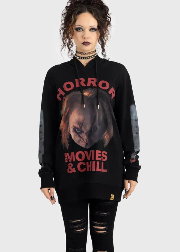 Killstar x Chucky Farewell Pal Hoodie Sweater Black