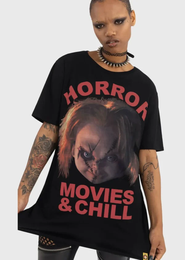 Killstar x Chucky It's Showtime T-Shirt Black