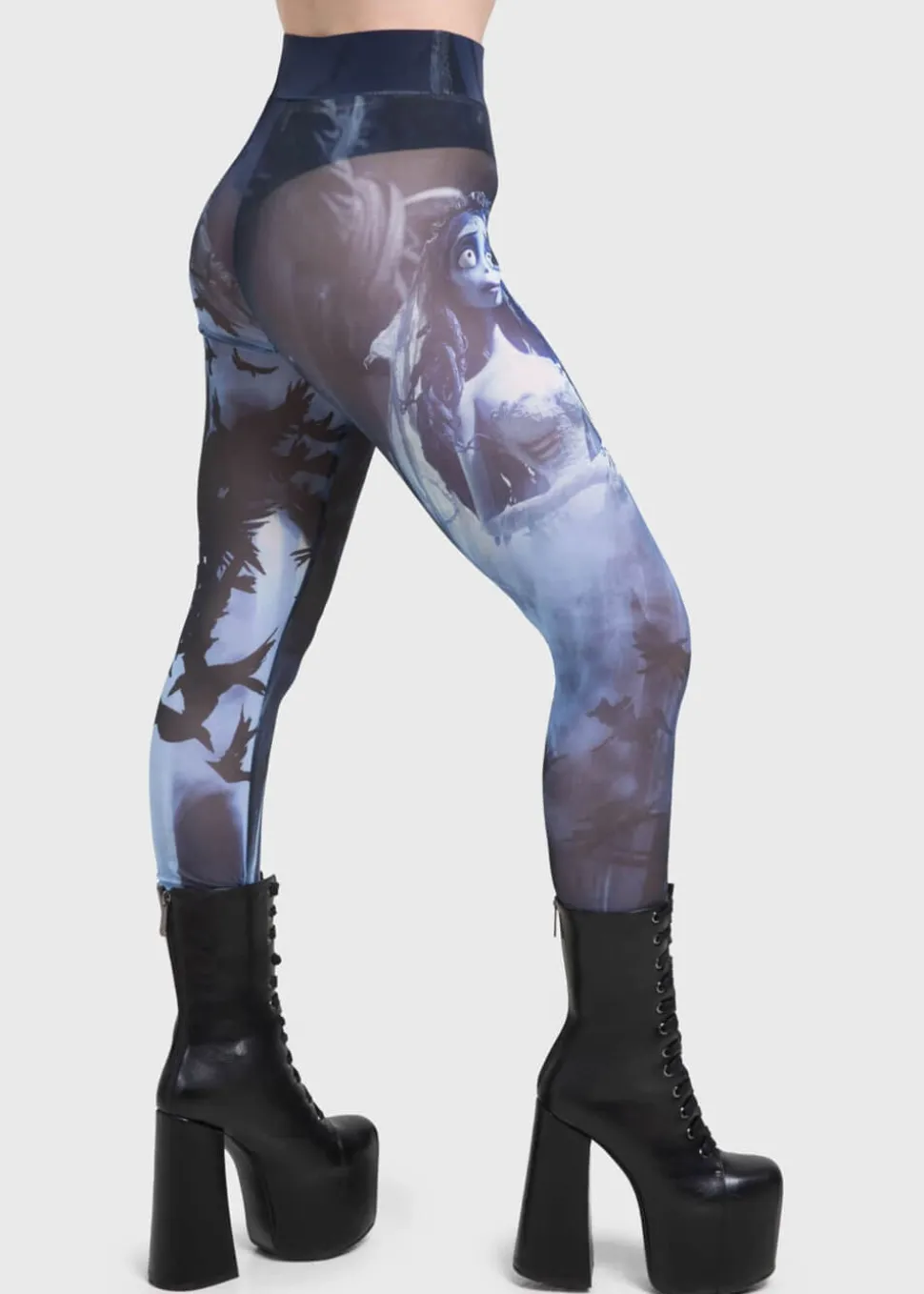 killstar_x_corpse_bride_e_2-1.webp Killstar x Corpse Bride Emily In The Night Leggings Black Blue