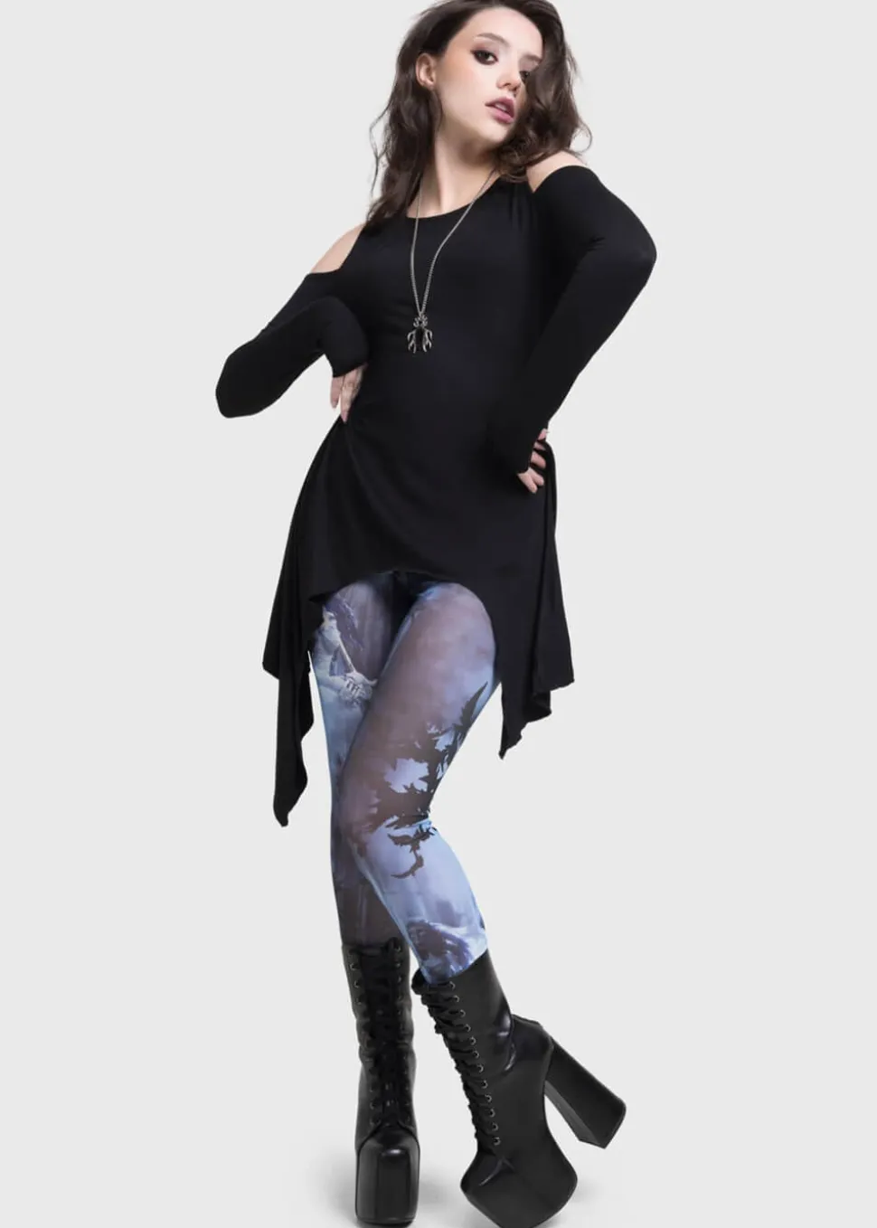 killstar_x_corpse_bride_e_3-1.webp Killstar x Corpse Bride Emily In The Night Leggings Black Blue