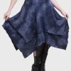 Killstar x Corpse Bride Hauntly Maiden Skirt Blue
